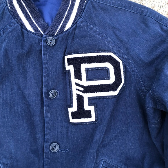 POLO RALPH LAUREN Reversible Varsity “P” Letterman - Picture 2 of 14